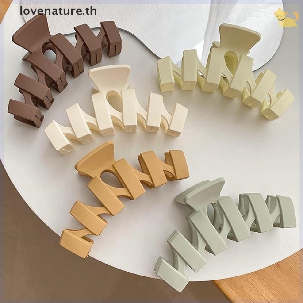 [lovenature] กิ๊บติดผม รูปคลื่น ขนาดใหญ่ สไตล์เกาหลี
