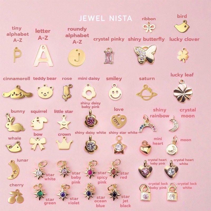mini necklace รวมสร้อยคอจี้จิ๋ว [เลือกจี้ และ แจ้งจี้ทางแชท]