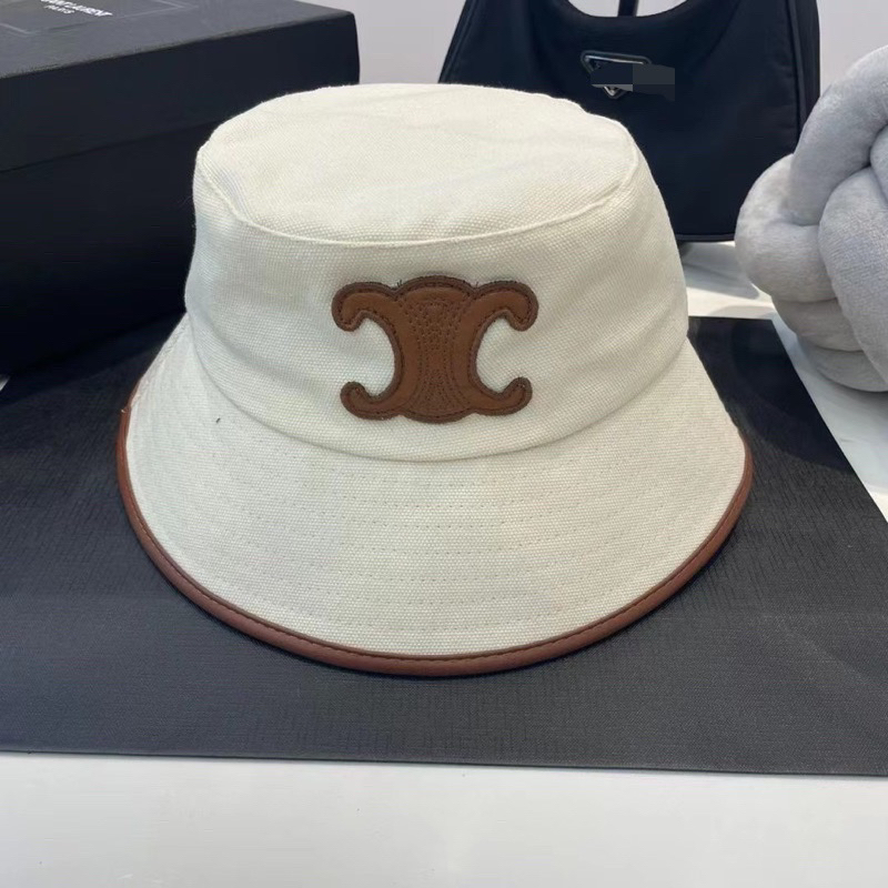 new#หมวก bucket Ceeelinnee（皮质）