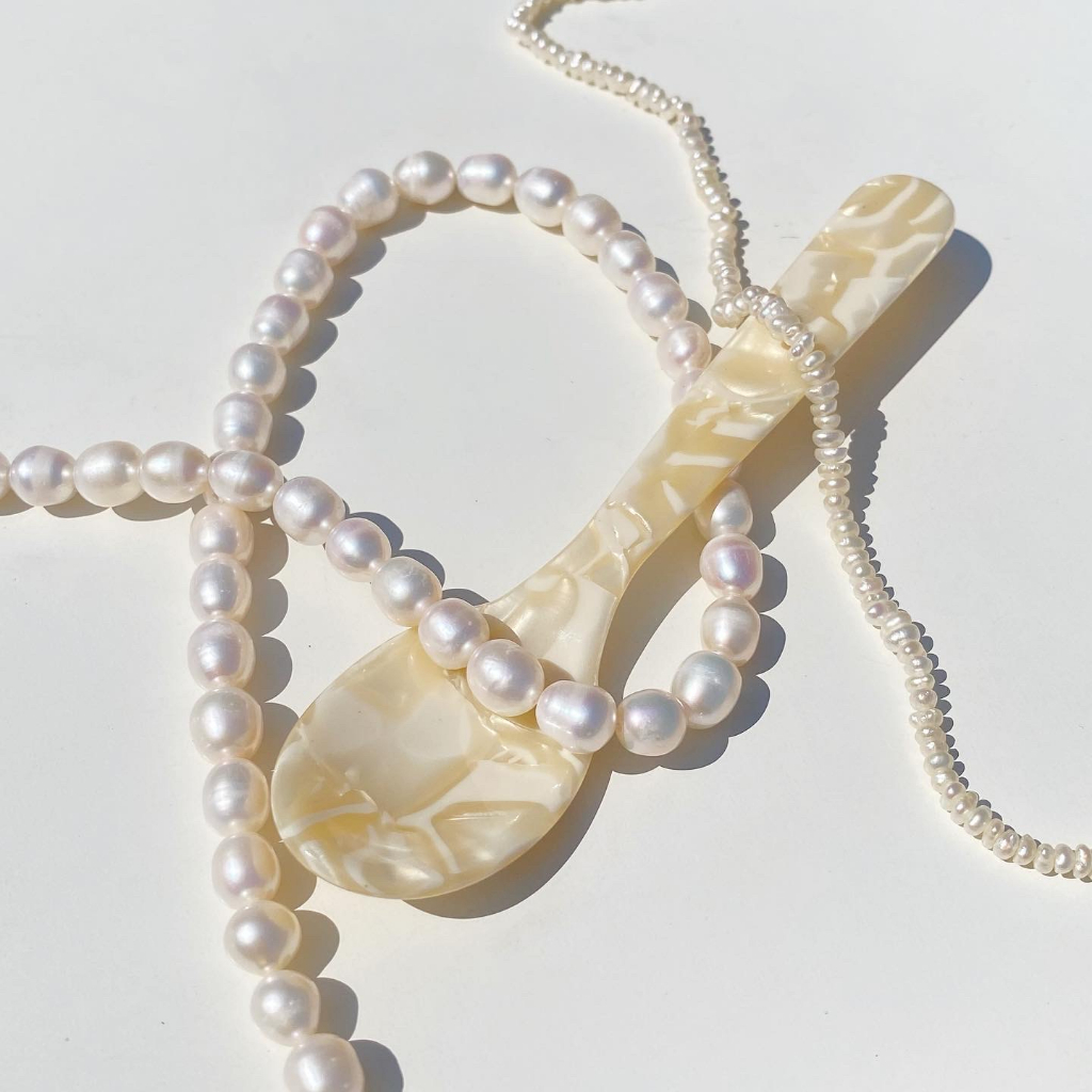 play.palette - S925 Chunky pearl necklace