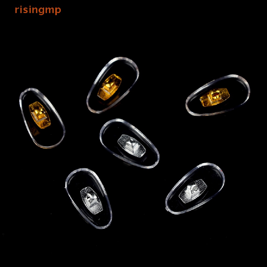 [risingmp] แผ่นซิลิโคนรองจมูกแว่นตา 10 คู่
