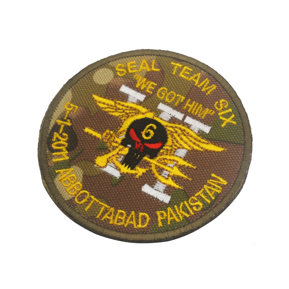 us navy seal team 6 six vi แผ่นผ้าเย็บปักลายสําหรับเย็บปักตกแต่งเสื้อผ้า