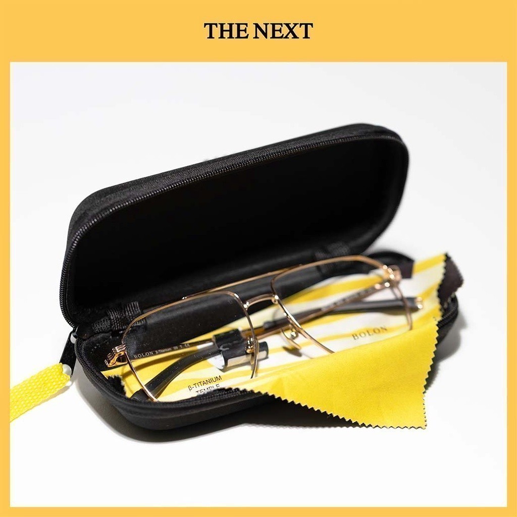 กล่องแว่น THE NEXT ชนิดผ้า สกรีนลาย รุ่นพิเศษ