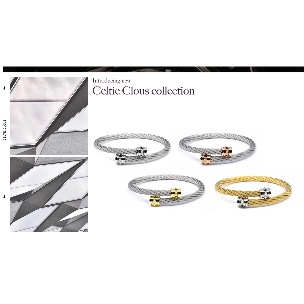 กำไลข้อมือ Charriol 04-104-1268-0  Rose Gold PVD