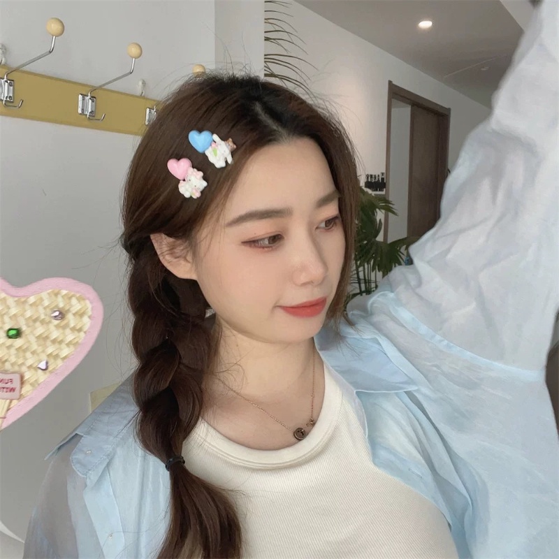 กิ๊บติดผม ด้านข้าง รูปปากเป็ดน่ารัก แฟชั่นฤดูร้อน สําหรับเด็กผู้หญิง