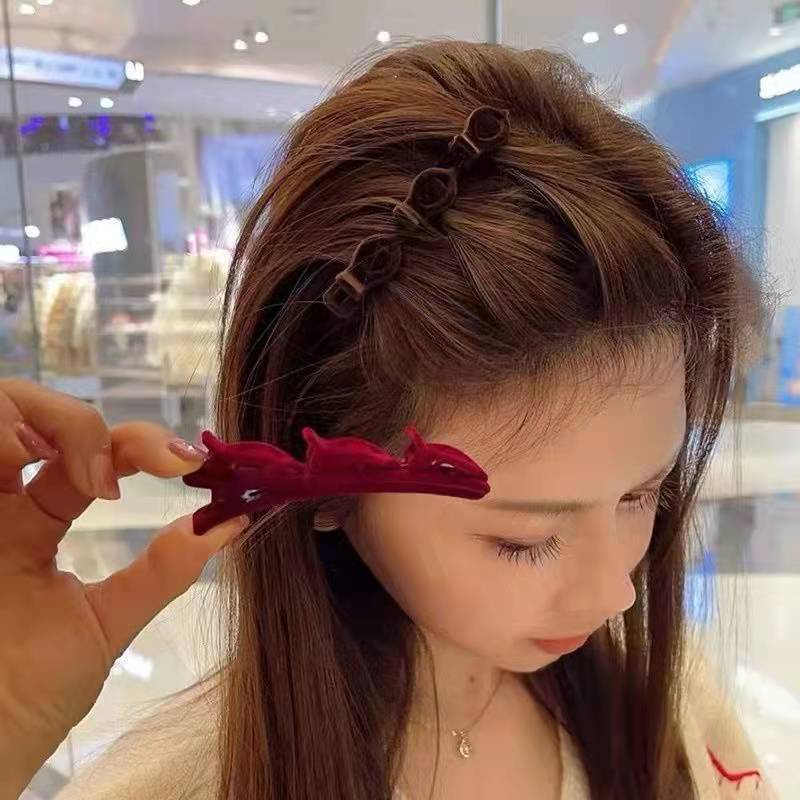 กิ๊บติดผม ปากเป็ด ผ้ากํามะหยี่ น่ารัก สไตล์เกาหลี สําหรับผู้หญิง
