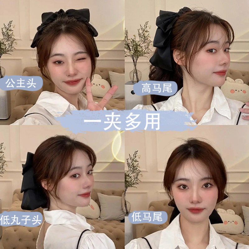 กิ๊บติดผม ริบบิ้นโบว์ ดอกไม้หวาน แฟชั่นเกาหลี สําหรับผู้หญิง