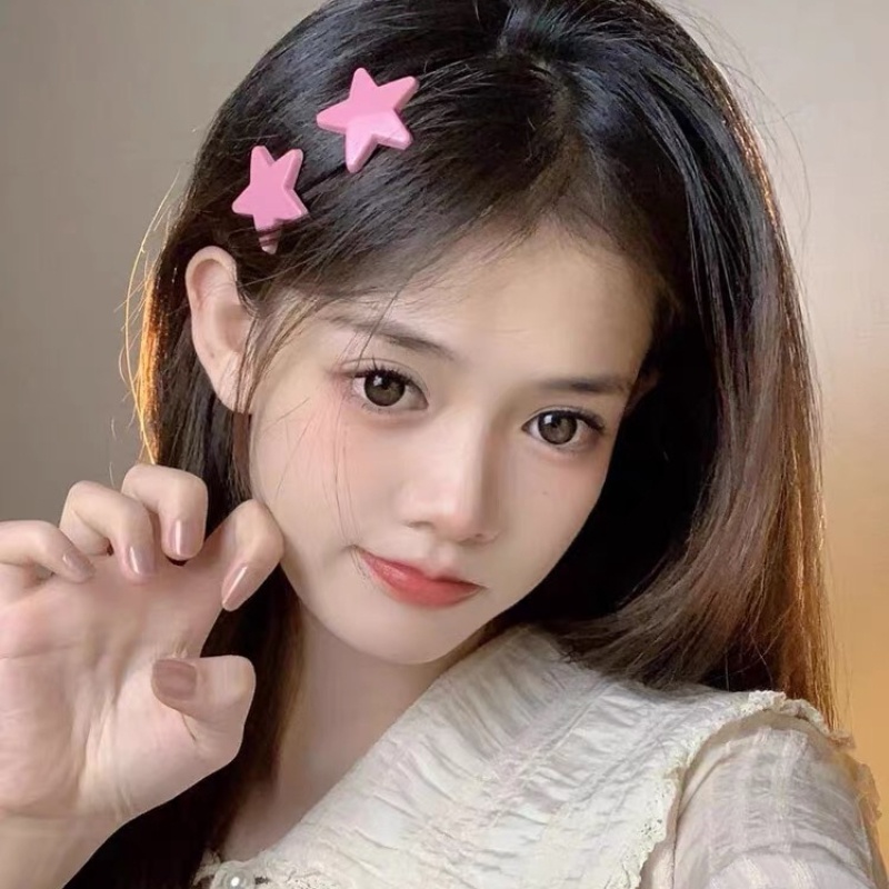 กิ๊บติดผม รูปกบน่ารัก สีชมพู เครื่องประดับ สําหรับผู้หญิง yk2