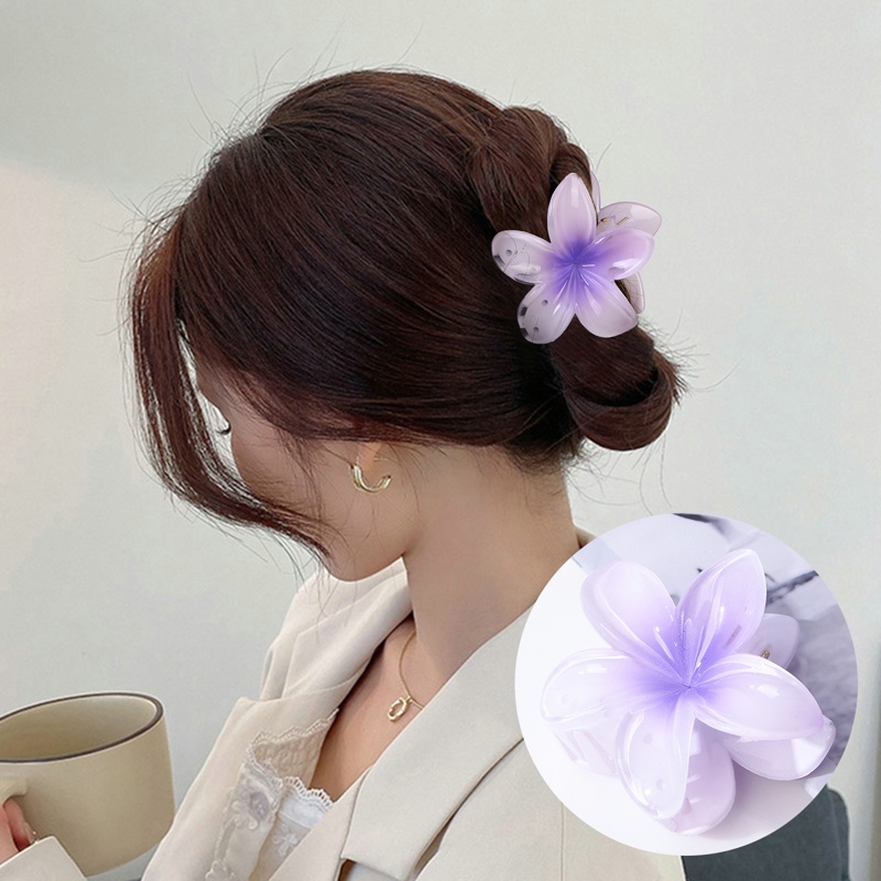 กิ๊บติดผม รูปดอกไม้ ปลาฉลาม สไตล์เรโทร สําหรับผู้หญิง