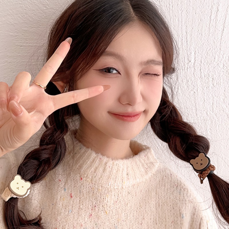 กิ๊บติดผม รูปปากเป็ดน่ารัก สีกากี สําหรับเด็กผู้หญิง จํานวน 1 ชิ้น