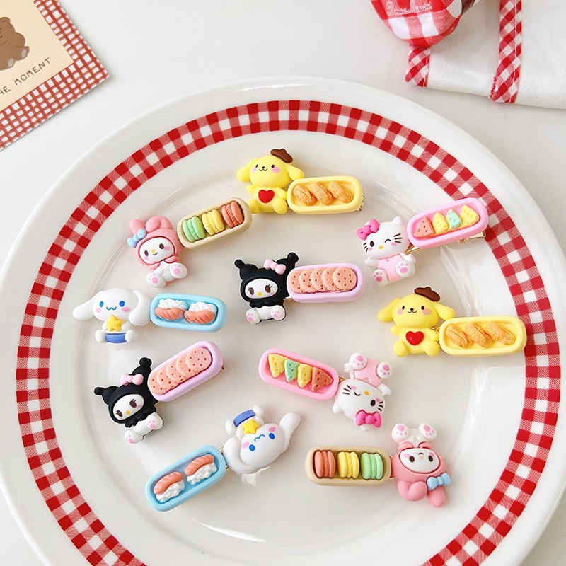 กิ๊บติดผม ลายการ์ตูน Cinnamon Dog Sanrio BB สไตล์ญี่ปุ่น สําหรับเด็กผู้หญิง