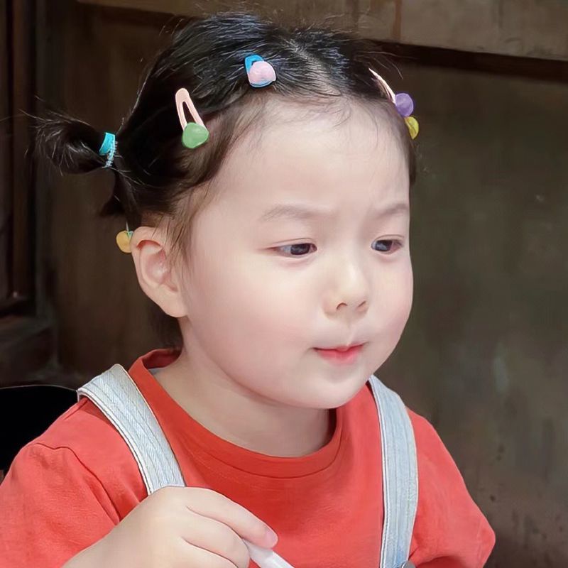 กิ๊บติดผม โลหะ ลายการ์ตูนผลไม้น่ารัก เครื่องประดับ สําหรับเด็กผู้หญิง 5 6 ชิ้น