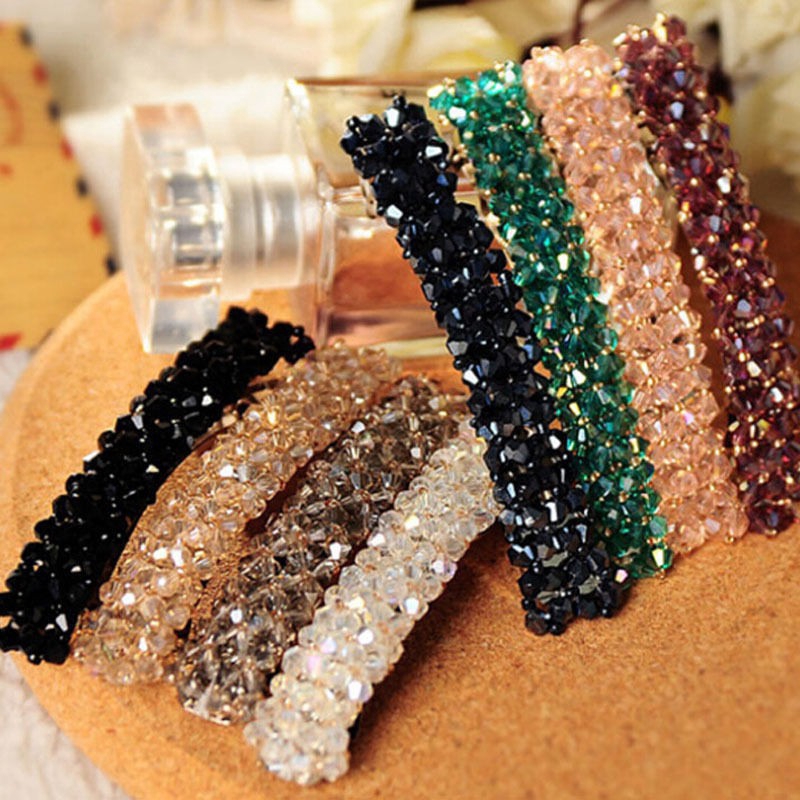 กิ๊บติดผมประดับเพชรคริสตัลสไตล์เกาหลี barrettes สําหรับผู้หญิง