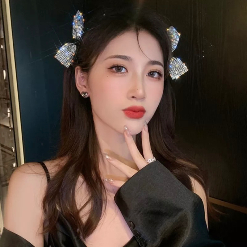 กิ๊บติดผมโบว์ สไตล์จีซู กิ๊บติดผมออกงาน