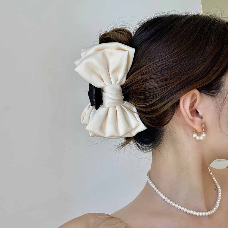 กิ๊บติดผมโบว์ใหญ่ Pincer Claw Clip  11 cm. สวยเรียบน่ารัก/ กิ๊บหนีบผม กิ๊บผมเกาหลี
