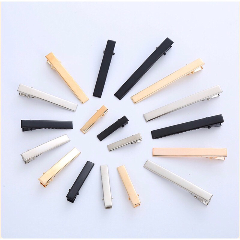กิ๊บปากเป็ด 4,5.5 cm กิ๊บติดผม พร้อมส่ง เลือกขนาด และ สีได้ ราคา/1ชิ้น