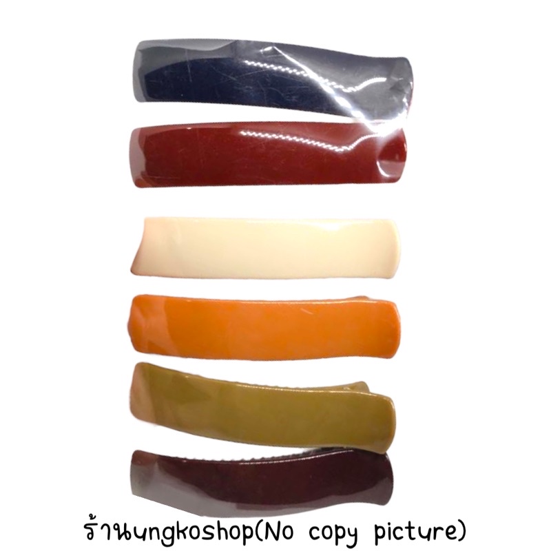 กิ๊บหนีบผม ตัวยาว ขนาดใหญ่(6pcs.)หลากสี แบรนด์Rc พร้อมส่งจากไทย