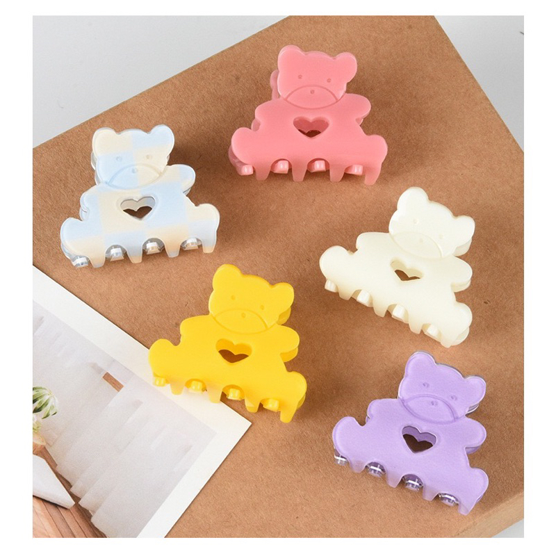 กิ๊บหนีบผม รุ่น Grizzy bear ♥️