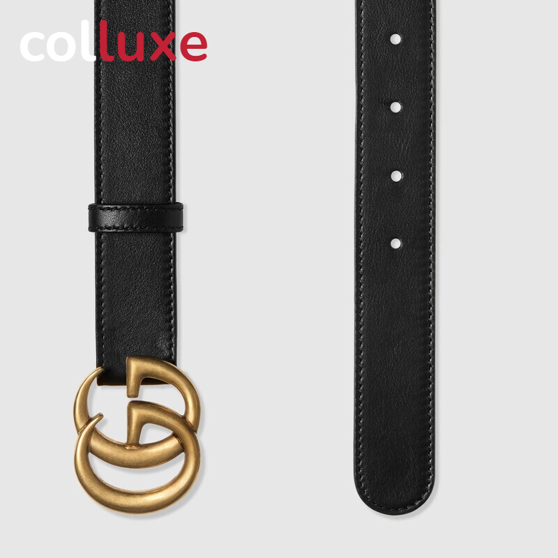กุชชี่ Gucci GG Leather Belt 2cm & 3cm เข็มขัดผู้หญิง