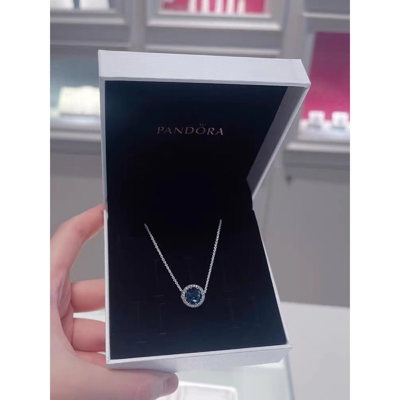ของแท้พร้อมส่งจากไทย Pandora ของแท้ Pandora necklace Ocean star cat eye แพนโดร่า ของแท้ 100%