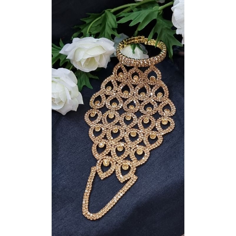 ข้อมือแหวนอินเดียผู้ใหญ่ฟรีไซส์/ราคาต่อชิ้น/มี3สี