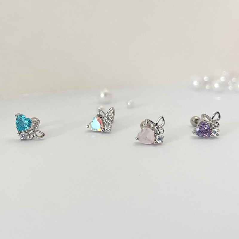 จิวหู Rapunzel piercing (stainless steel) โดนน้ำได้