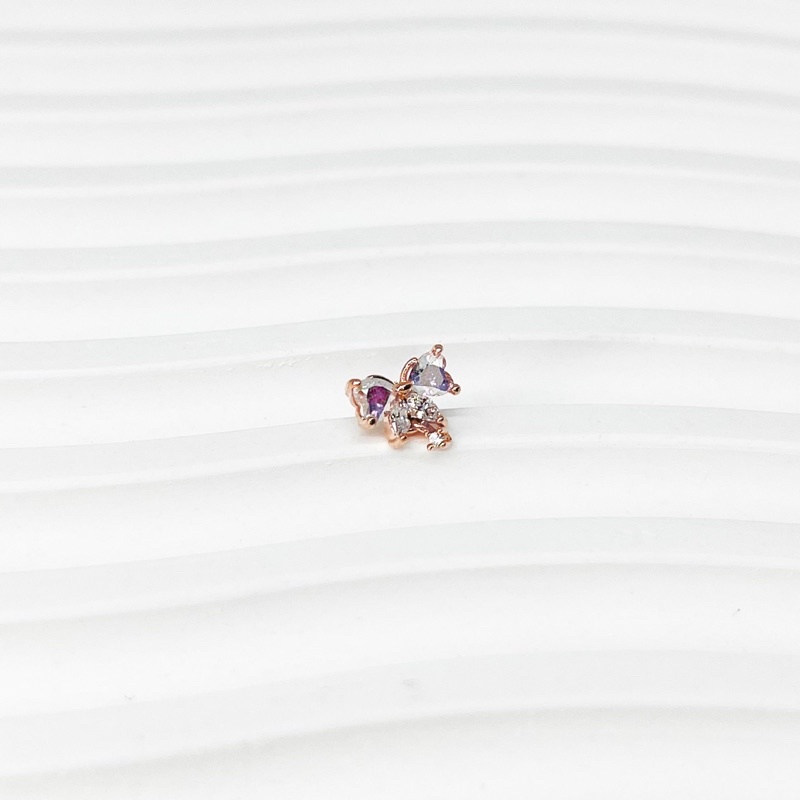 จิวหูเกาหลี ก้านแสตนเลสเกรดเครื่องมือแพทย์ Surgical Stainless Steel no.475_476