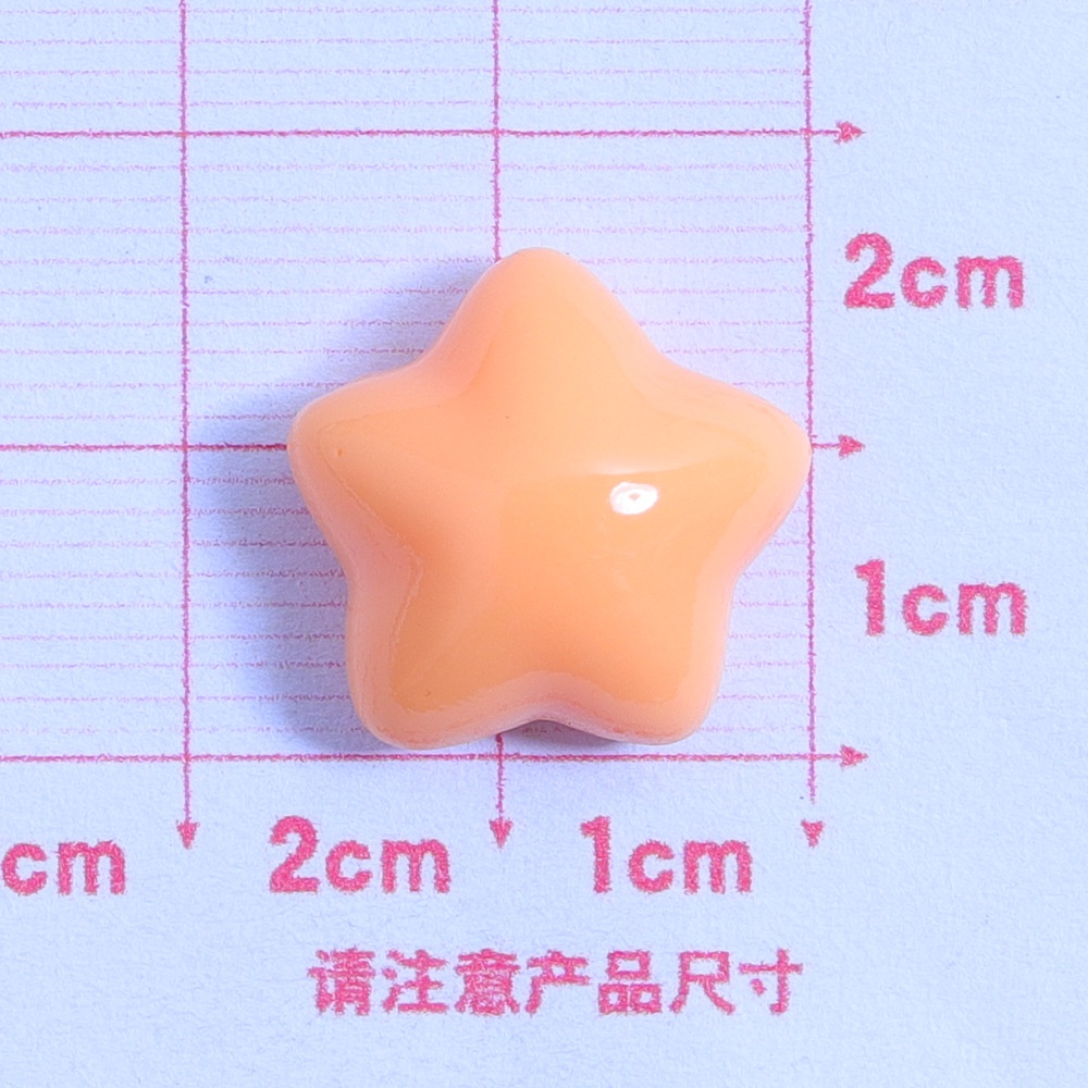 จี้รูปดาว สีพื้น แวววาว หลากสีสัน สําหรับงาน DIY 20 ชิ้น