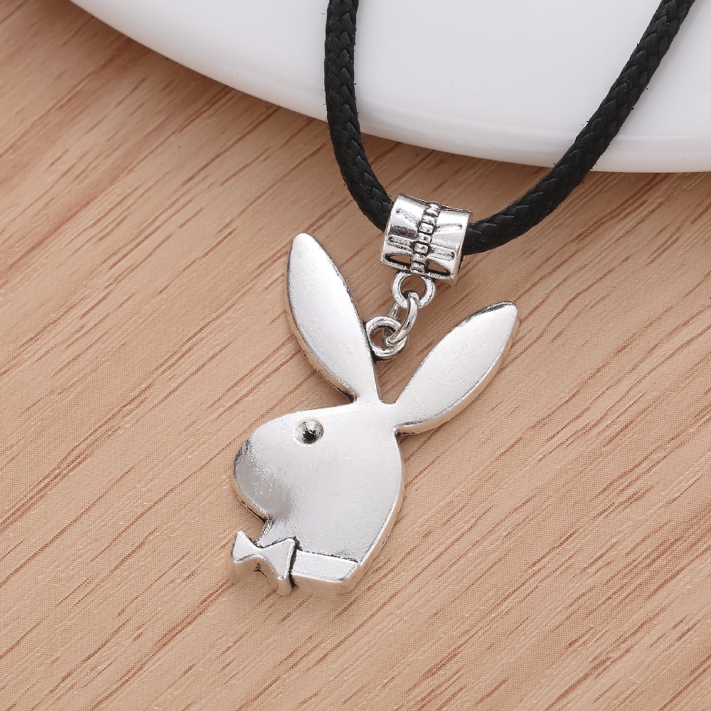 จี้สร้อยคอ ต่างหู รูปกระต่าย สวยหรู แฟชั่นสําหรับผู้หญิง DIY 5 ชิ้น