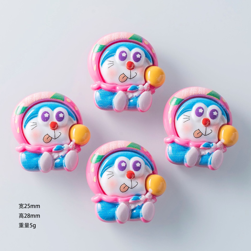 จี้เรซิ่น รูปการ์ตูนโดราเอมอน DIY 10 ชิ้น