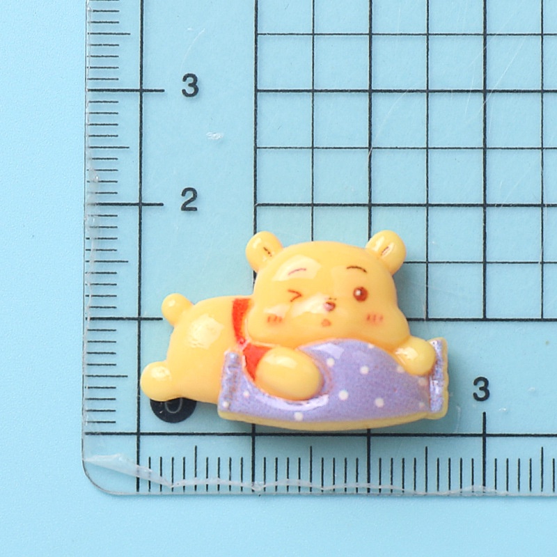 จี้เรซิ่น รูปหมีพูห์น่ารัก 10 ชิ้น