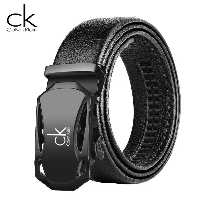 ซื้อ 1 แถม 1 SALE Calvin Klein Belt-Leather CK เข็มขัดหนังแท้