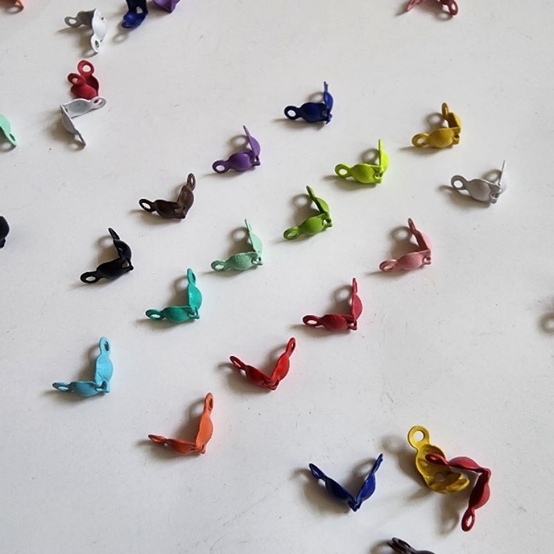 ตัวปิดปมสร้อย แบบสี เลือกสีได้ แพค10ชิ้น/สี