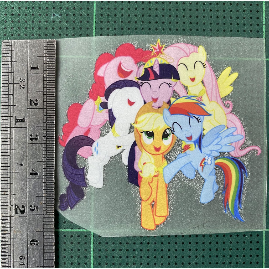 ตัวรีดการ์ตูน    My little pony เช็ต 2   รีดง่าย ตัวรีดติดเสื้อ สติกเกอร์รีดติดเสื้อ