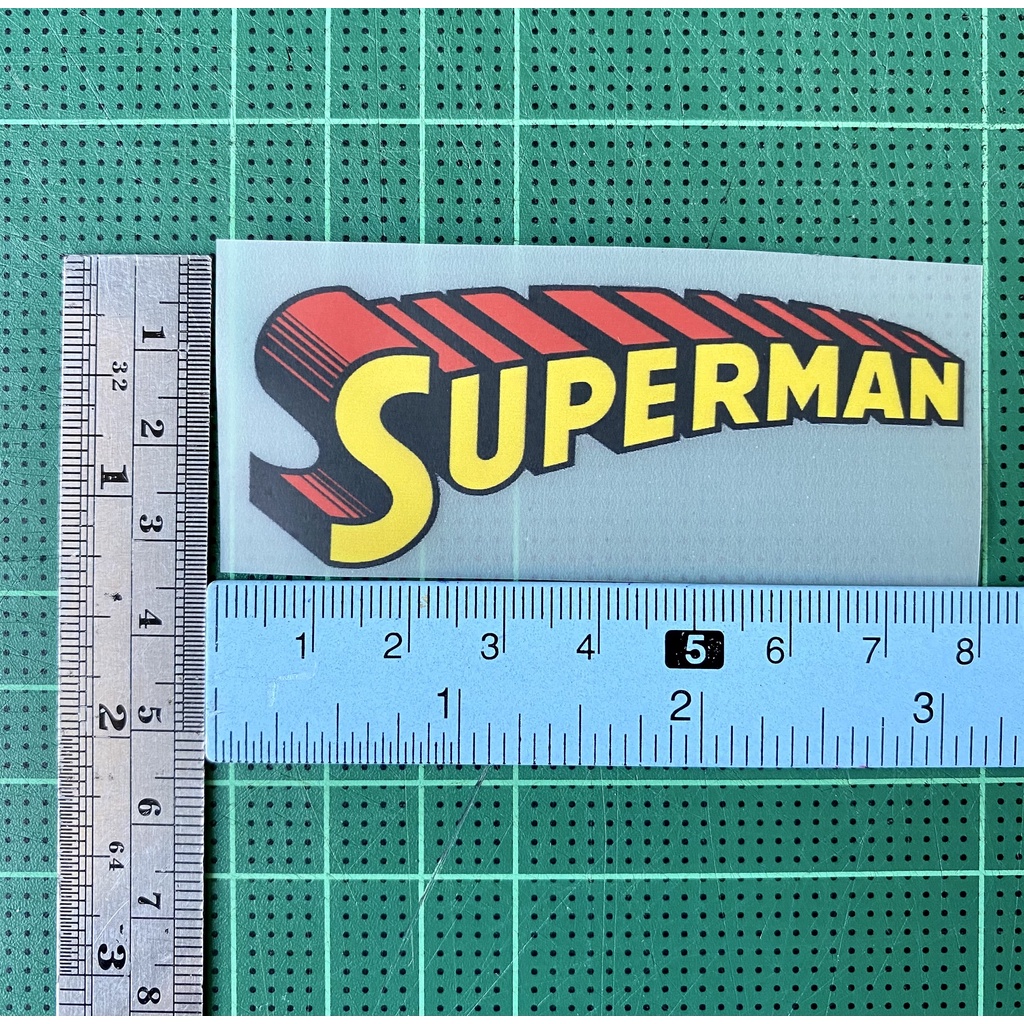 ตัวรีดติดเสื้อการ์ตูน Superman Batman Doraemon   แผ่นฟิมล์รีดร้อน อาร์มรีดติดเสื้อ DIY