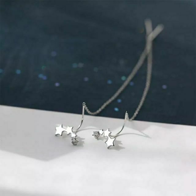 ต่างหู ห้อยโซ่ กลุ่มดาว • Stars Chain Earring Cuff