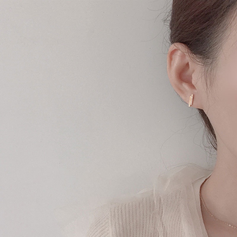 ต่างหูขนาดเล็ก สวยงาม น่ารัก เครื่องประดับ แฟชั่น S925 ผู้หญิง