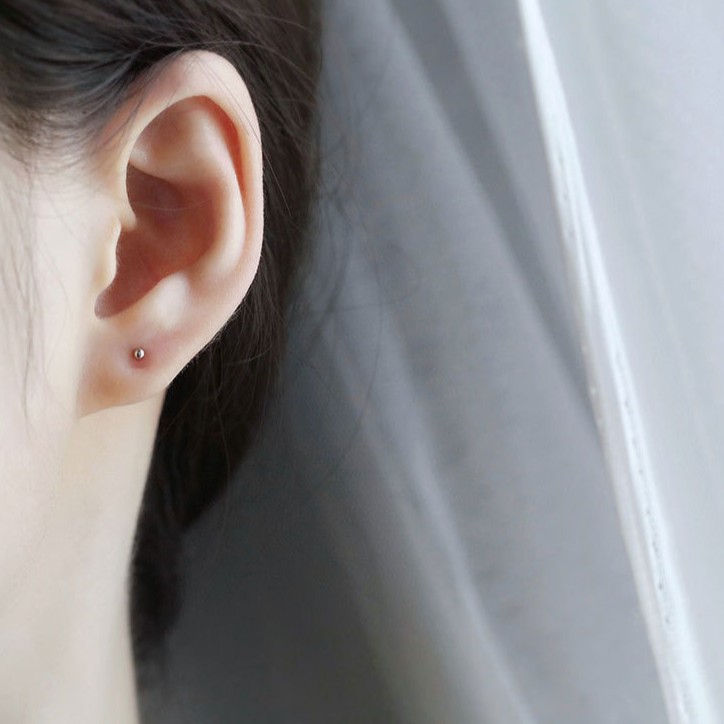 ต่างหูเงิน หมุดเงิน silver 925 (ราคา 1 คู่)