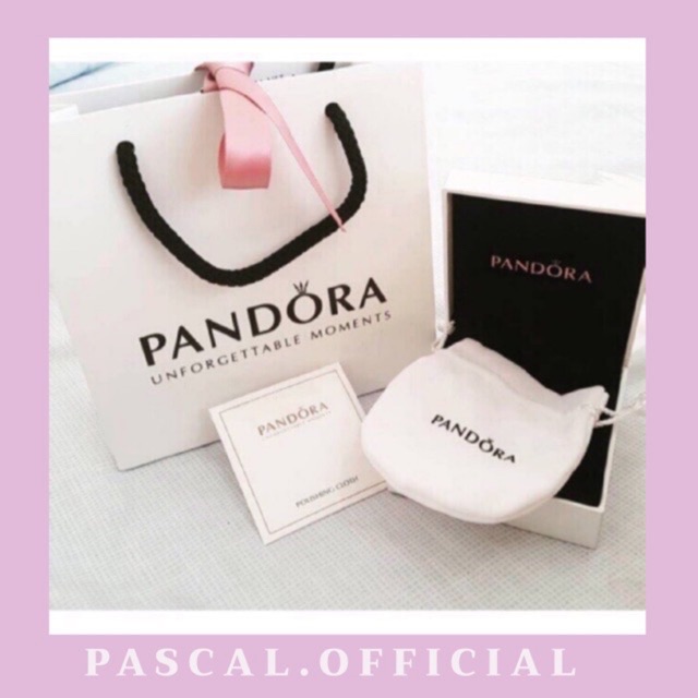 ถุงผ้า pandora สีขาว สีดำ