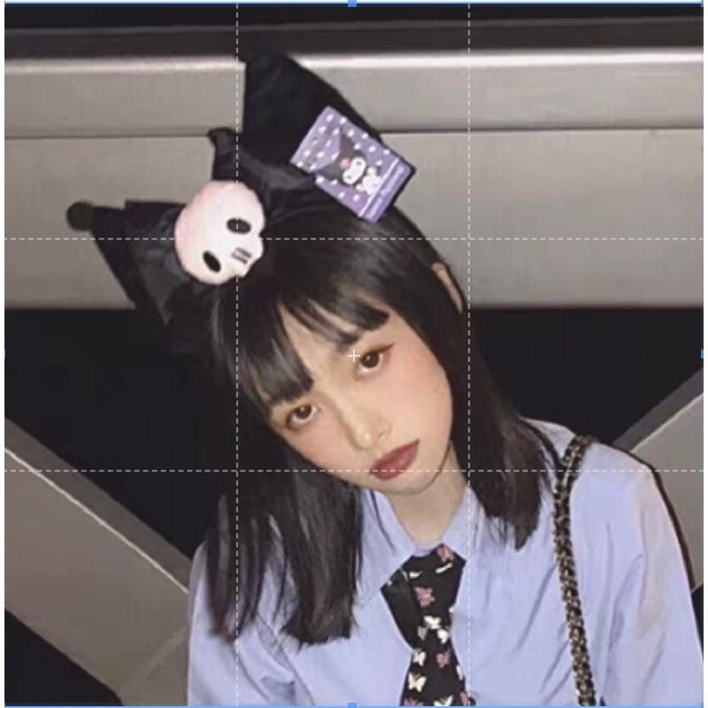 ที่คาดผม ประดับตุ๊กตาการ์ตูน Kuromi แฟชั่นเกาหลี เหมาะกับของขวัญ สําหรับเด็กผู้หญิง
