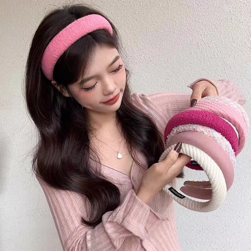ที่คาดผม สีชมพูน่ารัก สําหรับนักเรียนหญิง
