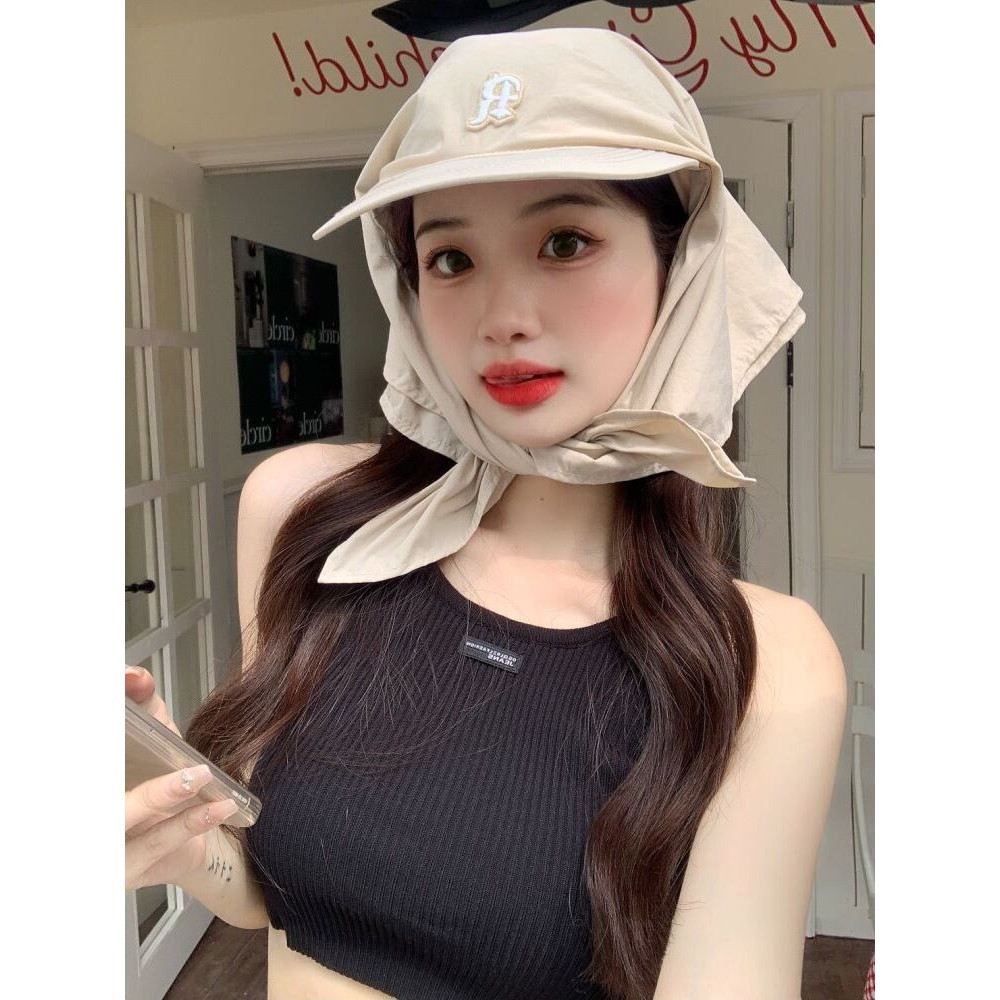 ผ้าคลุมศีรษะ ผ้าพันคอ ผ้าเรยอน ทรงสามเหลี่ยม กันแดด สไตล์ญี่ปุ่น สําหรับผู้หญิง