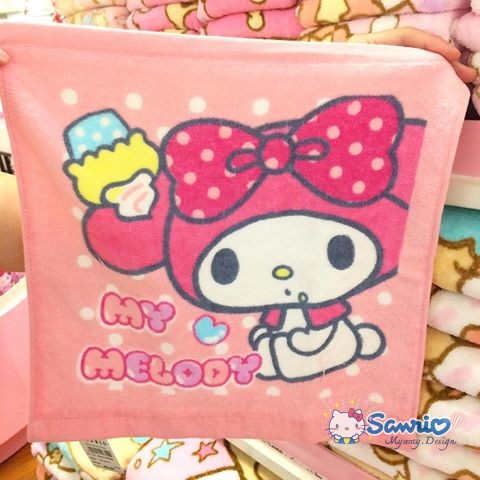 ผ้าเช็ดหน้า SANRIO ลิขสิทธิ์ของแท้ พร้อมส่ง