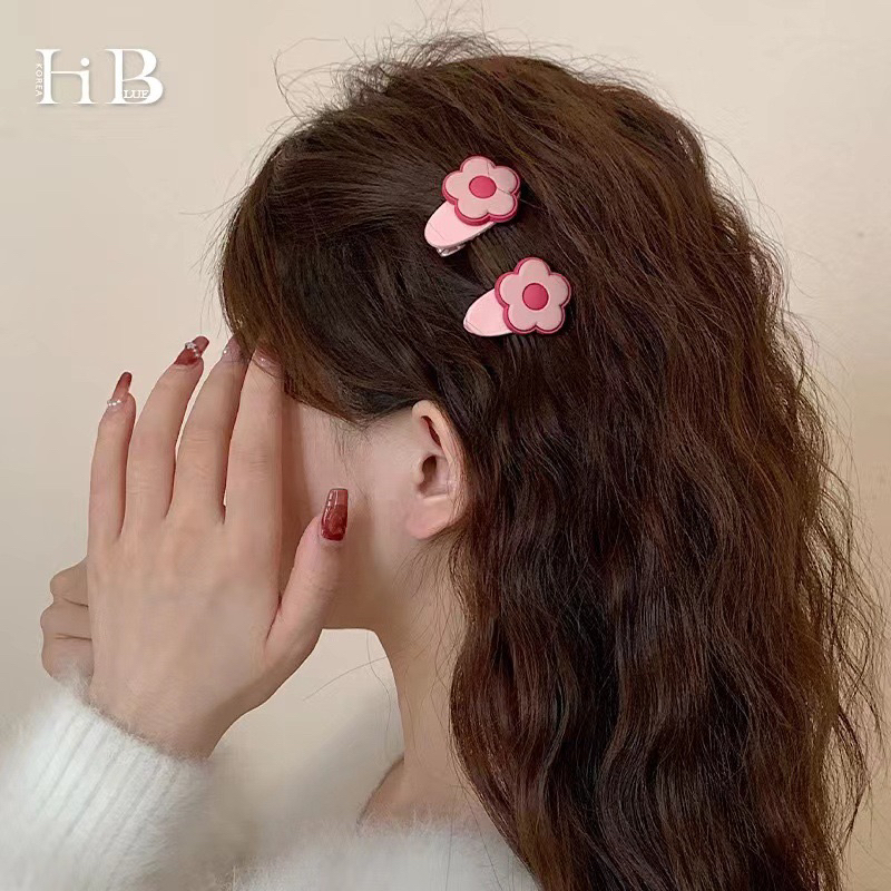 พร้อมส่ง  กิ๊บติดผมรูปดอกไม้ตัวนูน กิ๊บติดผม กิ๊บหนีบผม ราคา/ชิ้น