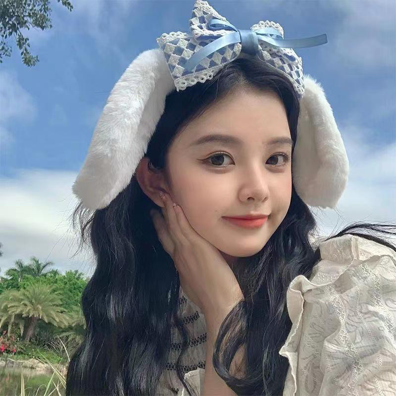 (พร้อมส่ง)  ที่คาดผมตุ๊กตา คาดผมหัวตุ๊กตา คาดผมแฟนซี คาดผมชินนามอน ที่คาดผมหูใหญ่