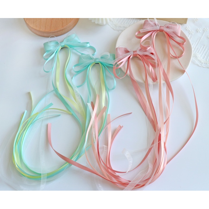 พร้อมส่ง   ได้เป็นคู่ กิ๊บริบบิ้น ริบบิ้น กิ๊บแฟชั่น กิ๊บออกงาน