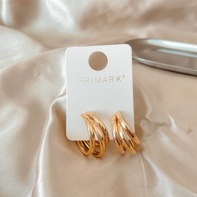 **พร้อมส่งจากร้านในไทย** Primark คู่นี่ตำนานใส่แล้วสวยมาก สีทองงานป้าย   ราคา 40 บาท/ เซต