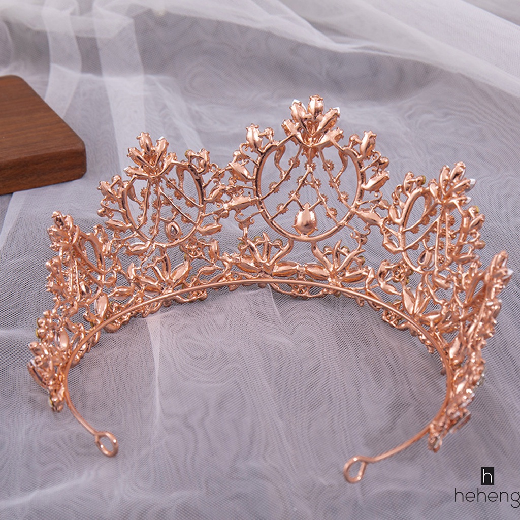 มงกุฎแต่งงาน Rhinestone และ Tiaras เครื่องแต่งกายอุปกรณ์ผมปาร์ตี้เจ้าหญิง Headbands สําหรับอุปกรณ์ผมสาว