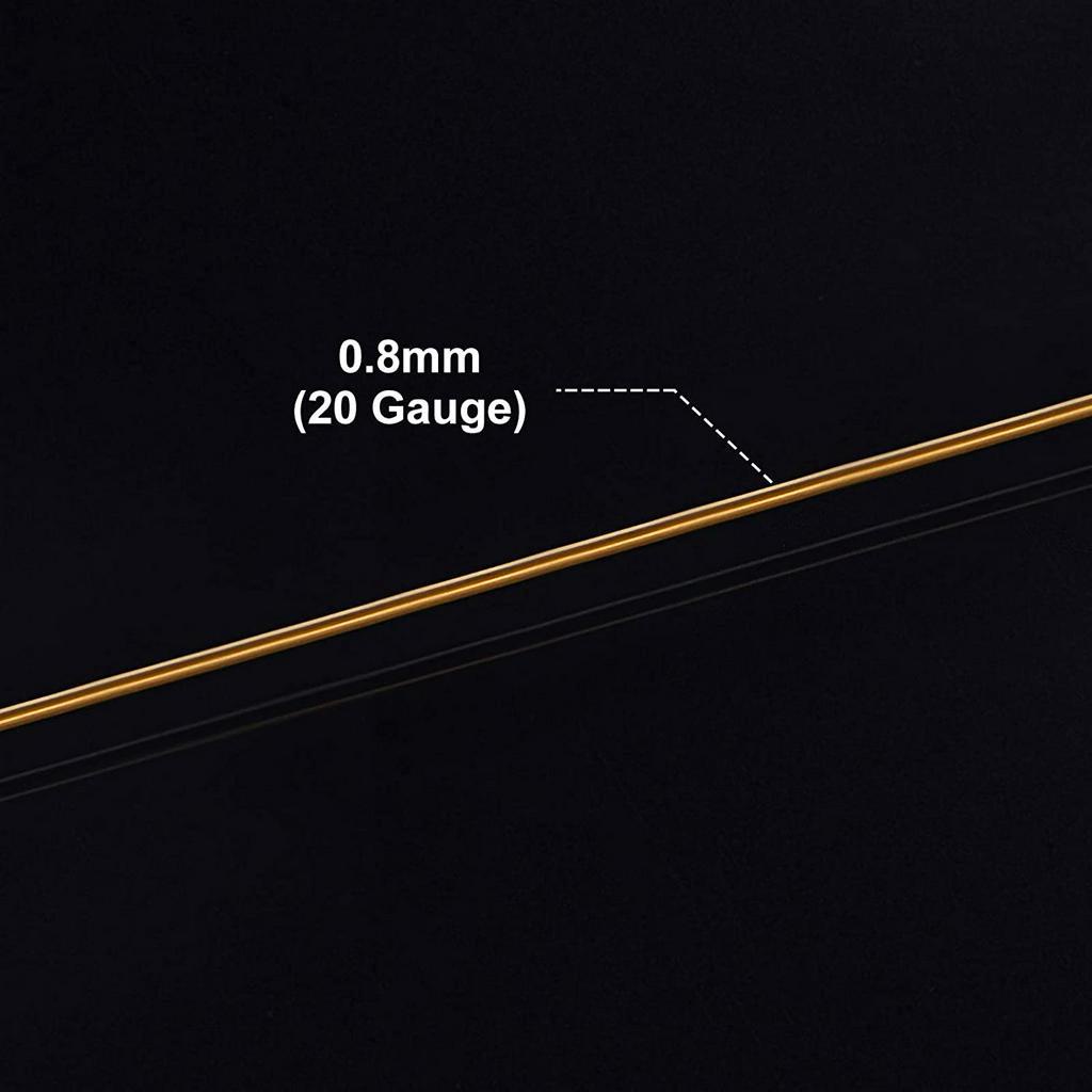 ม้วนลวดทองแดง 20 Gauge 0.8 มม. 30 ม./ม้วนสําหรับทําเครื่องประดับหัตถกรรมสีบรอนซ์