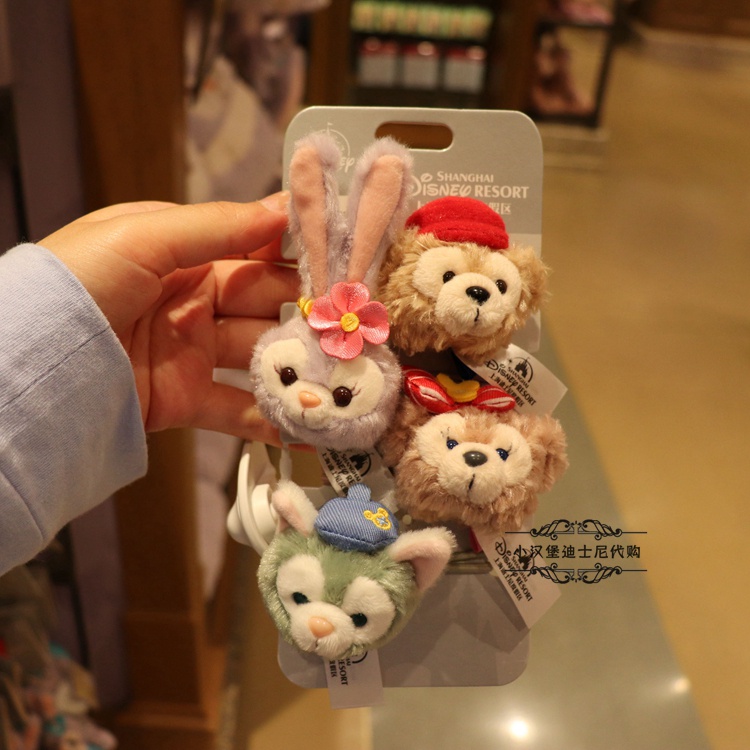 ยางรัดผม ผ้ายีน ลายดิสนีย์ Duffy Star Dailu Lingna Belle จากดิสนีย์เซี่ยงไฮ้